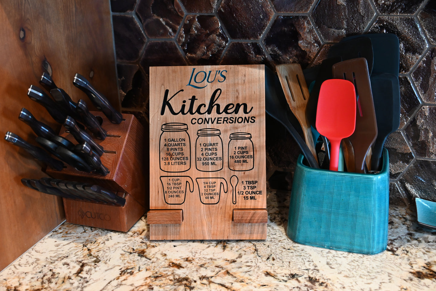 Cookbook Stand Walnut