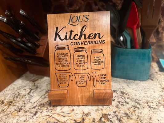 Cookbook Stand Walnut